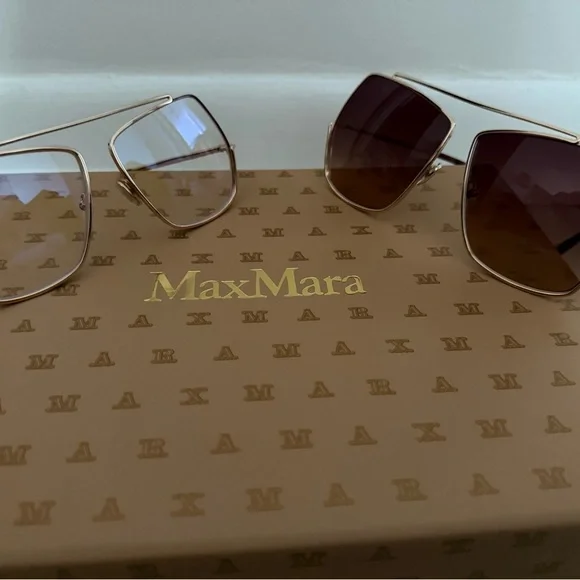 MaxMara Sunglasses Duo with Black Case display picture 3